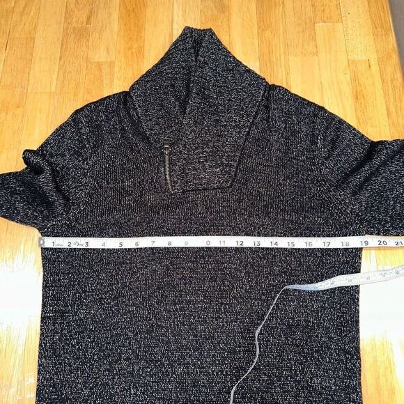 INC International Concepts Womens Marled Knit Pullover Sweater Shawl Collar - Picture 6 of 11